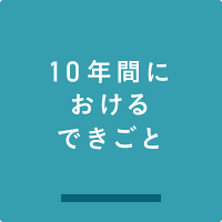 10年間におけるできごと